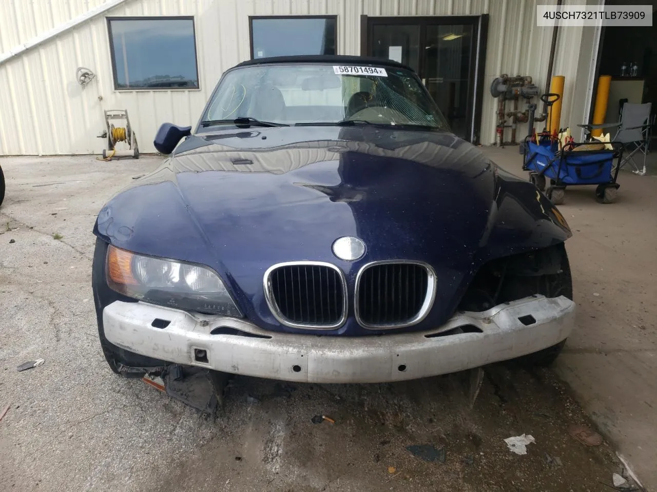 1996 BMW Z3 1.9 VIN: 4USCH7321TLB73909 Lot: 58701494