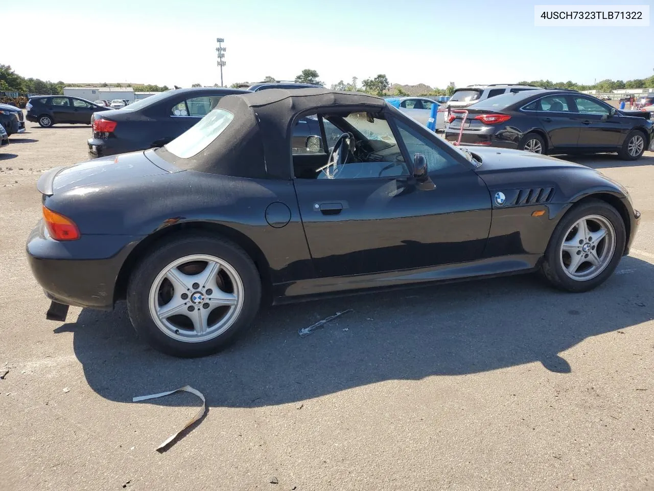 1996 BMW Z3 1.9 VIN: 4USCH7323TLB71322 Lot: 69976454