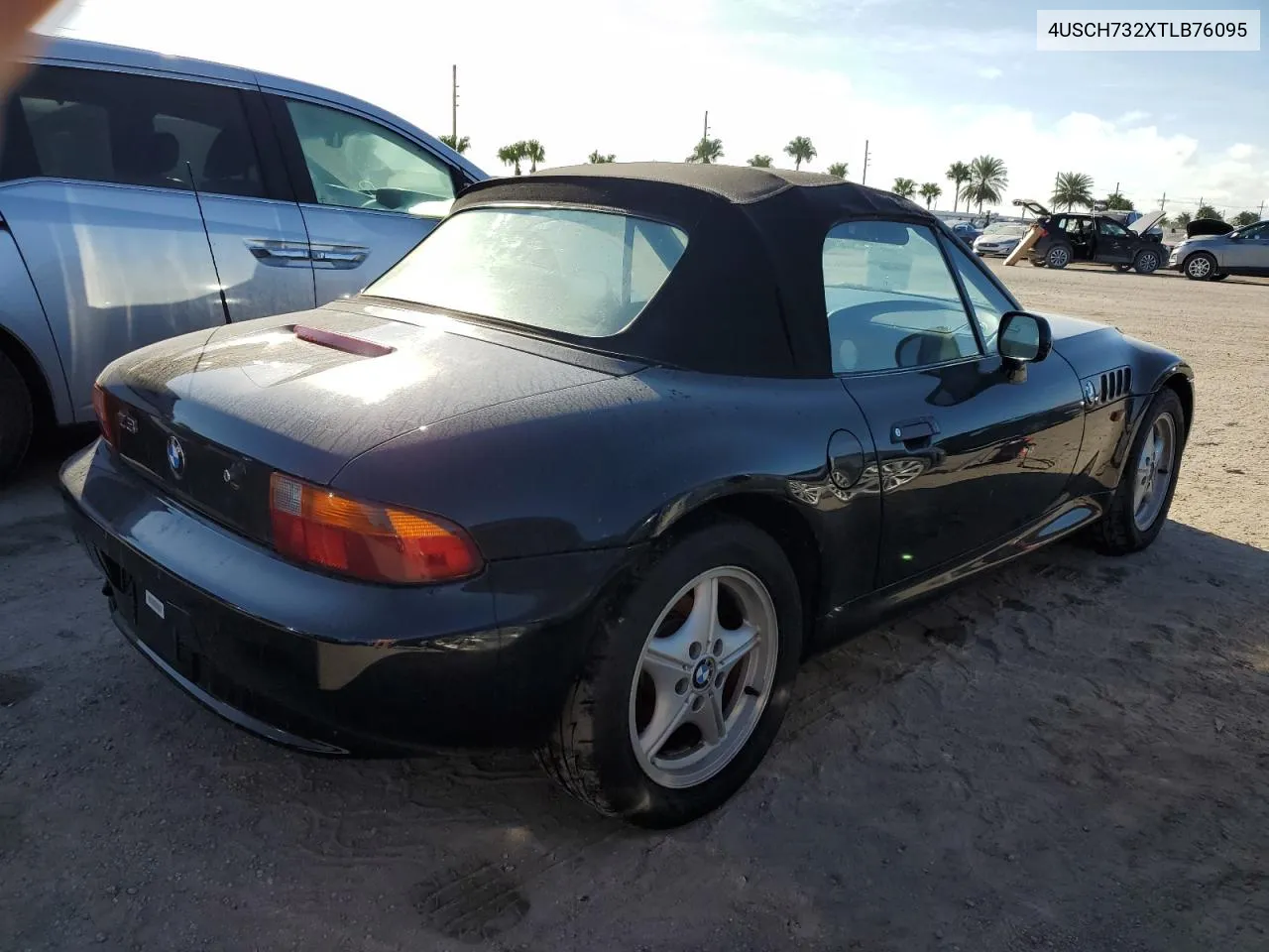 1996 BMW Z3 1.9 VIN: 4USCH732XTLB76095 Lot: 75596794