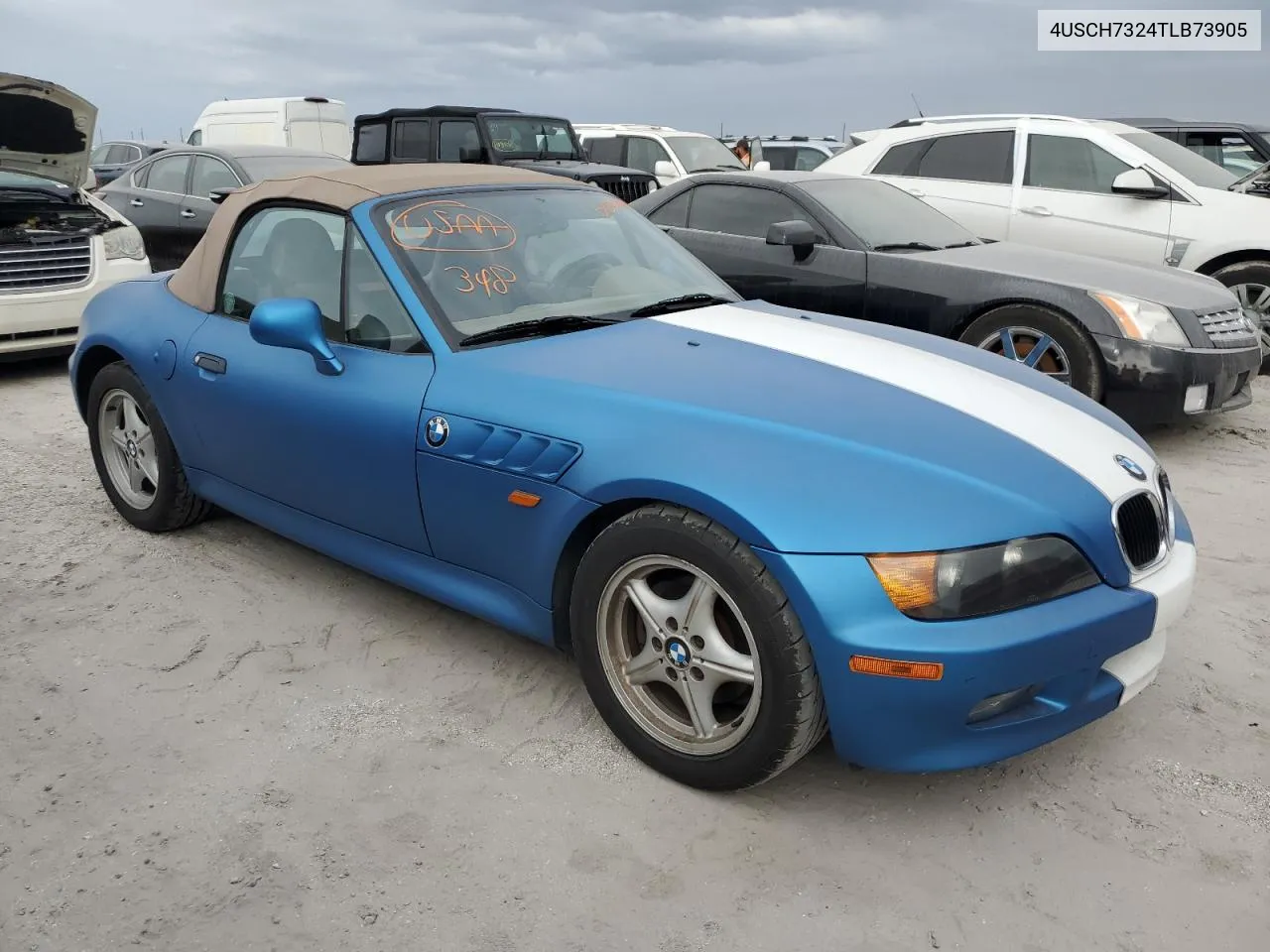 1996 BMW Z3 1.9 VIN: 4USCH7324TLB73905 Lot: 76385444