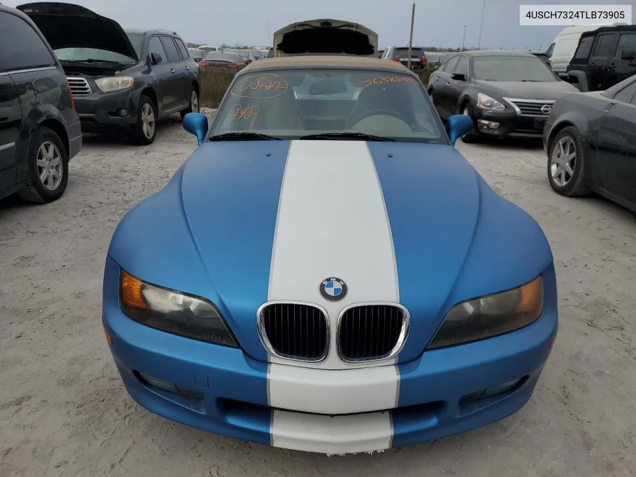 1996 BMW Z3 1.9 VIN: 4USCH7324TLB73905 Lot: 76385444