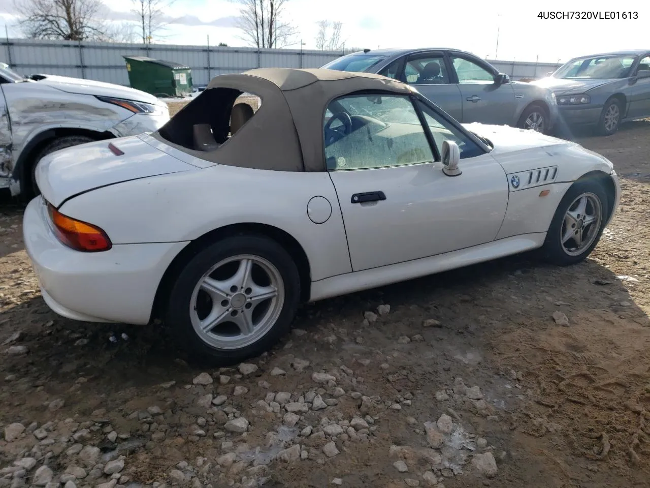 1997 BMW Z3 1.9 VIN: 4USCH7320VLE01613 Lot: 43256324