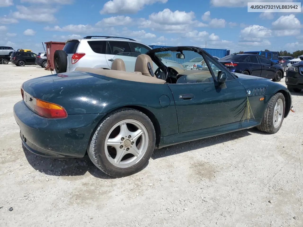 1997 BMW Z3 1.9 VIN: 4USCH7321VLB83942 Lot: 74949524