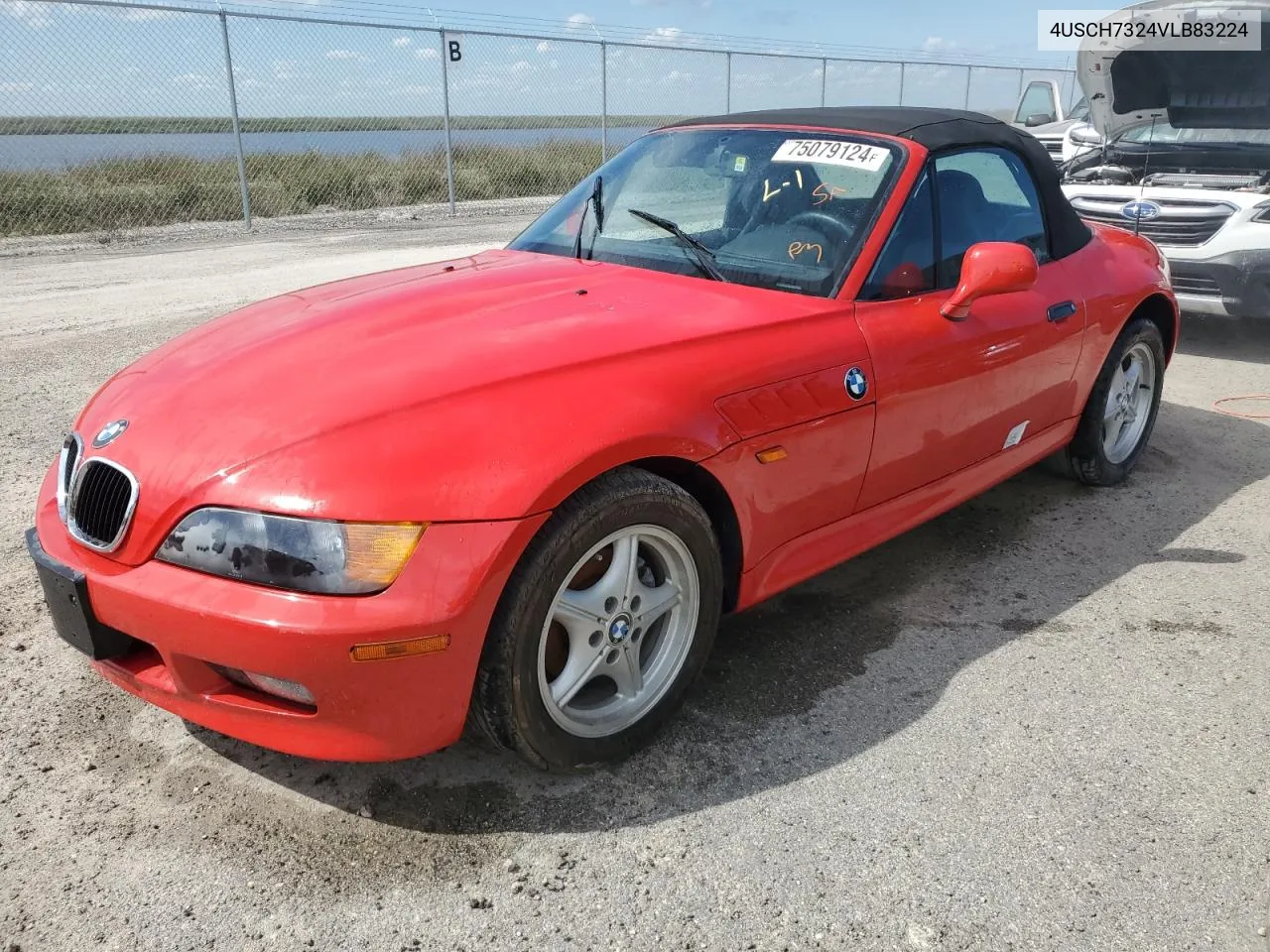 1997 BMW Z3 1.9 VIN: 4USCH7324VLB83224 Lot: 75079124