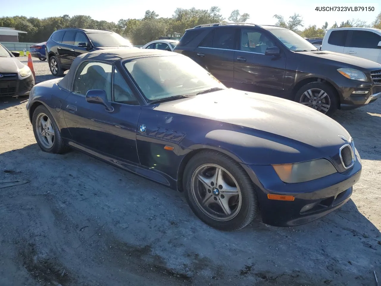 1997 BMW Z3 1.9 VIN: 4USCH7323VLB79150 Lot: 76340814