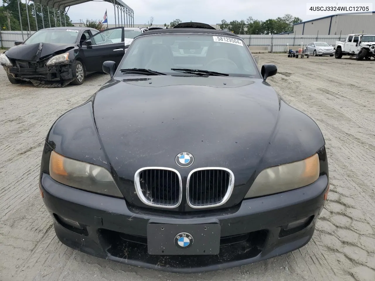 1998 BMW Z3 2.8 VIN: 4USCJ3324WLC12705 Lot: 58129504