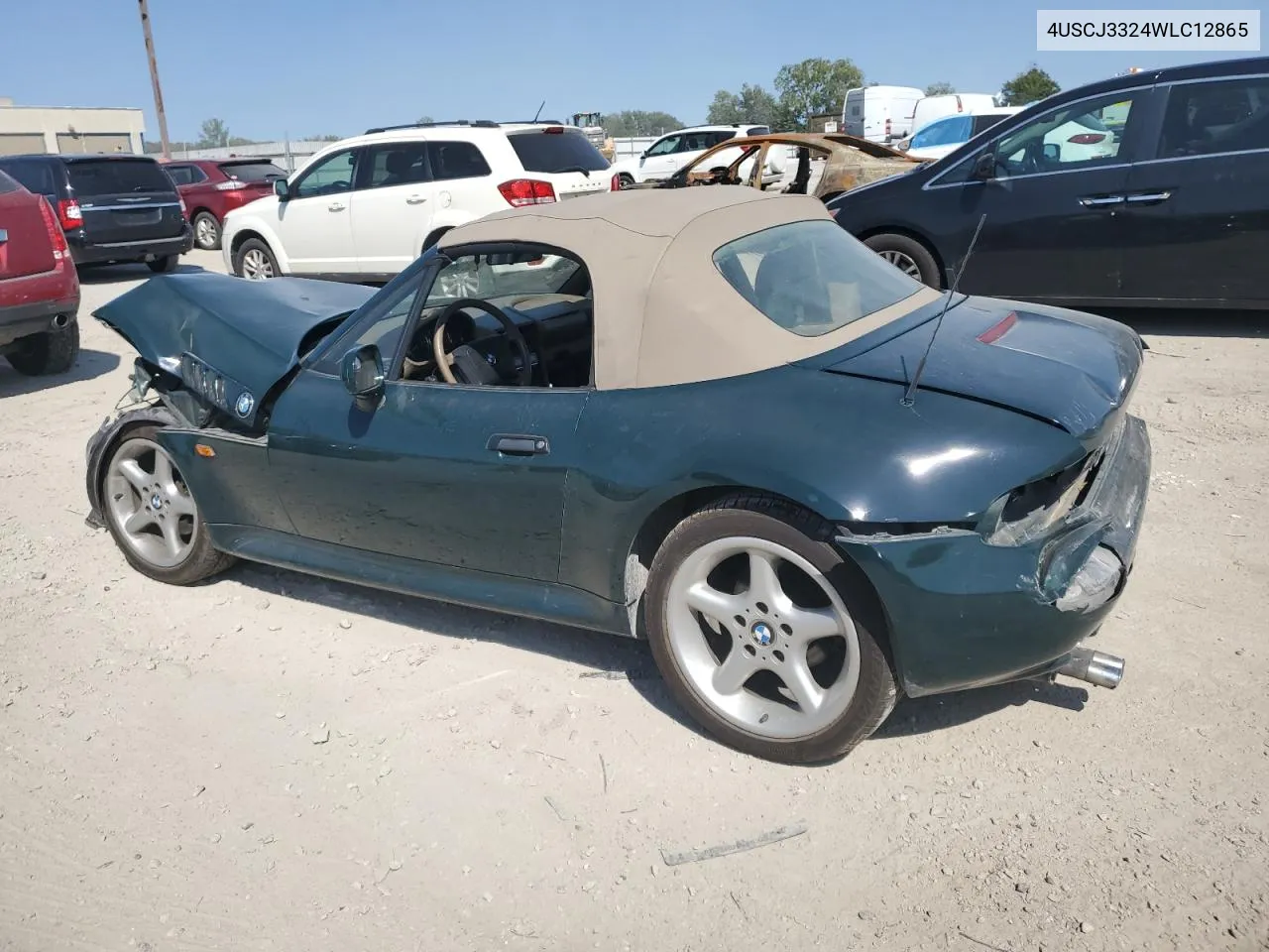 1998 BMW Z3 2.8 VIN: 4USCJ3324WLC12865 Lot: 70819374