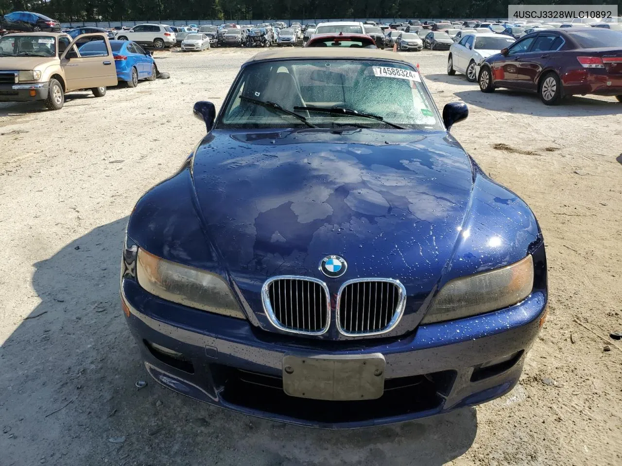 4USCJ3328WLC10892 1998 BMW Z3 2.8