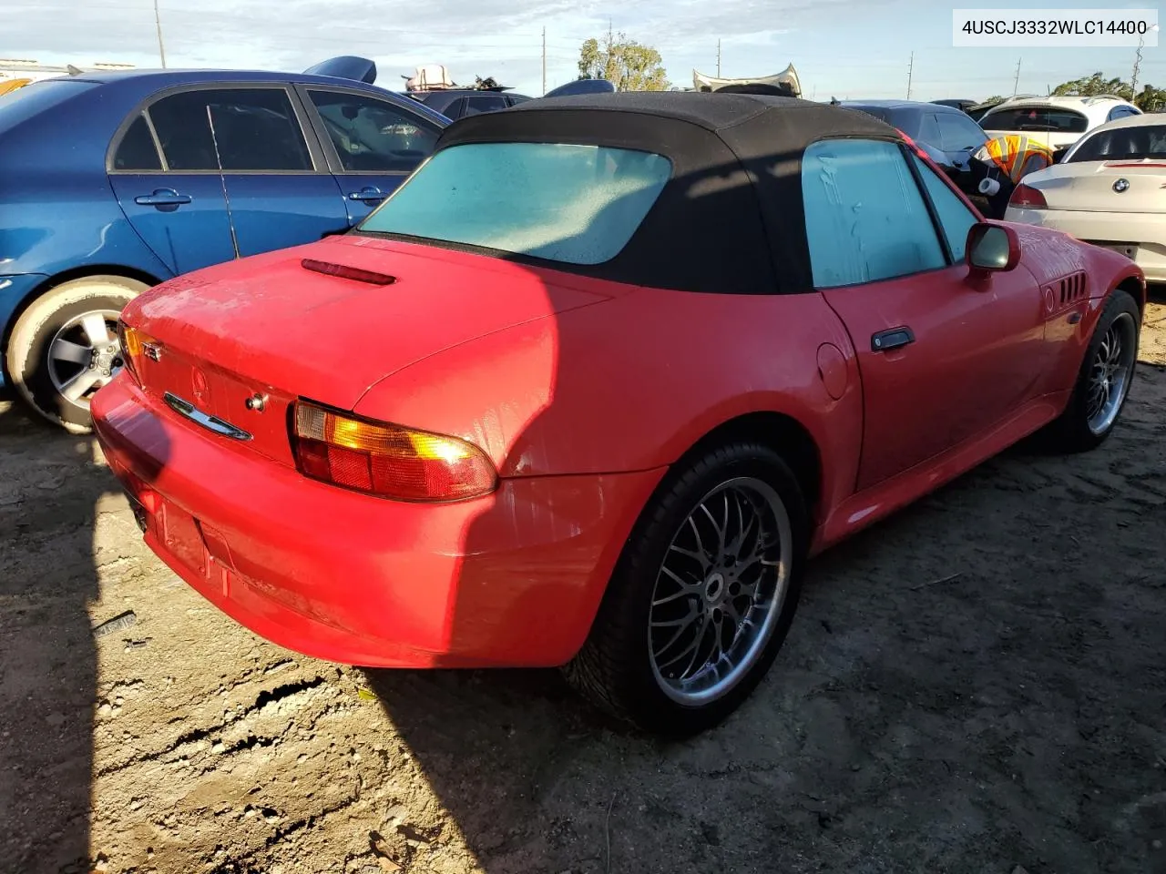 4USCJ3332WLC14400 1998 BMW Z3 2.8