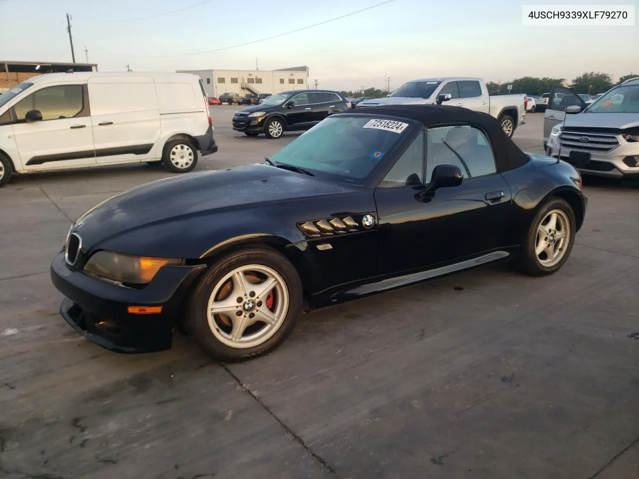 1999 BMW Z3 2.3 VIN: 4USCH9339XLF79270 Lot: 72518224