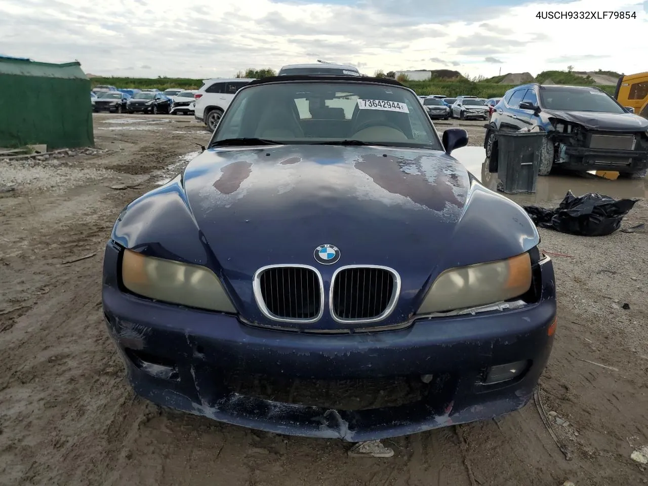 1999 BMW Z3 2.3 VIN: 4USCH9332XLF79854 Lot: 73642944