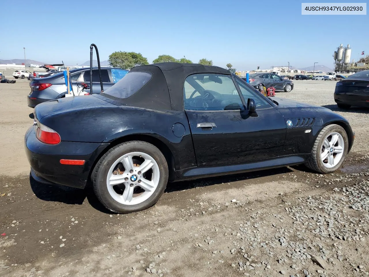 4USCH9347YLG02930 2000 BMW Z3 2.3