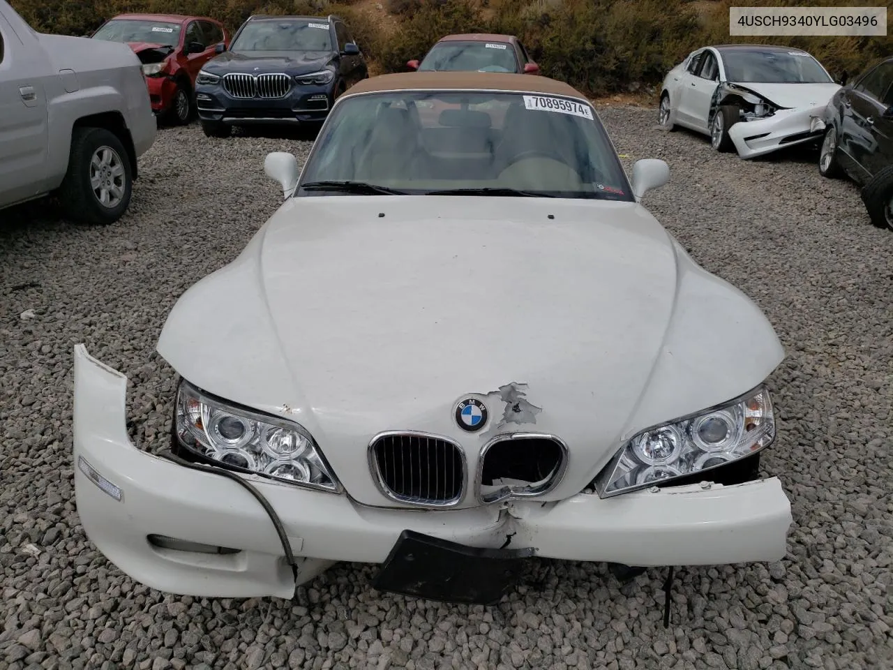 2000 BMW Z3 2.3 VIN: 4USCH9340YLG03496 Lot: 70895974