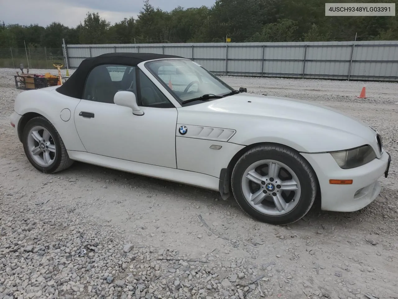 4USCH9348YLG03391 2000 BMW Z3 2.3