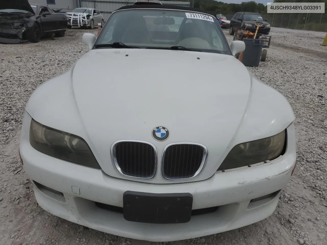 2000 BMW Z3 2.3 VIN: 4USCH9348YLG03391 Lot: 73111294