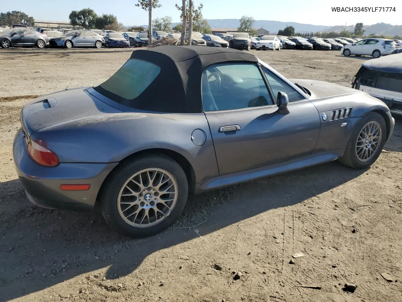 2000 BMW Z3 2.8 VIN: WBACH3345YLF71774 Lot: 75007354