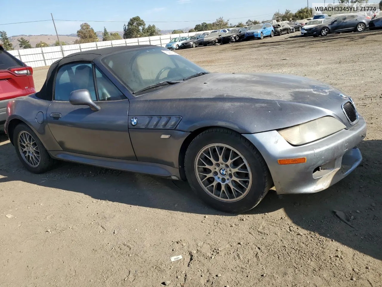 2000 BMW Z3 2.8 VIN: WBACH3345YLF71774 Lot: 75007354