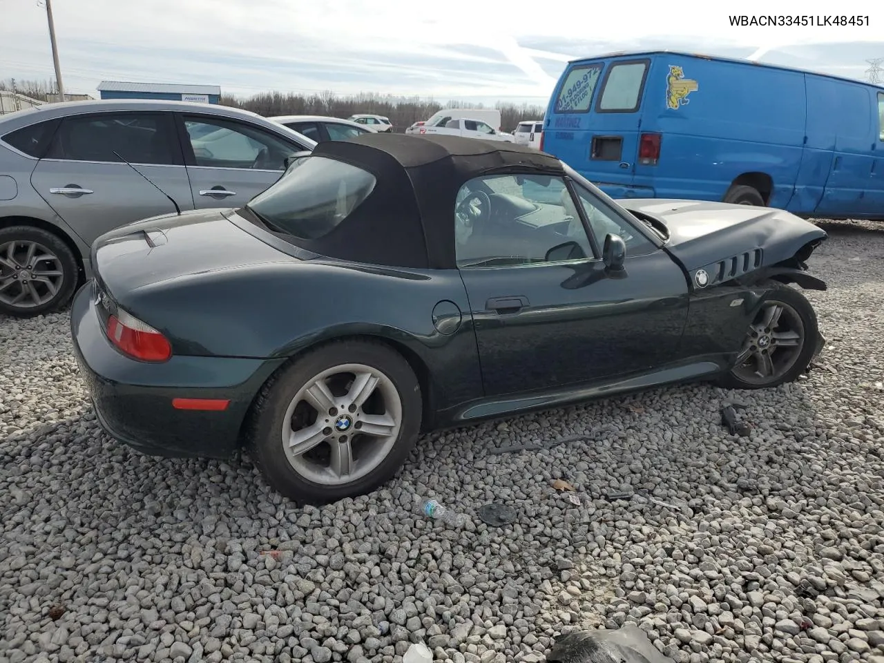 WBACN33451LK48451 2001 BMW Z3 2.5