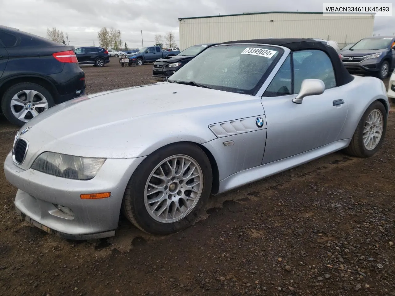 2001 BMW Z3 2.5 VIN: WBACN33461LK45493 Lot: 73399024