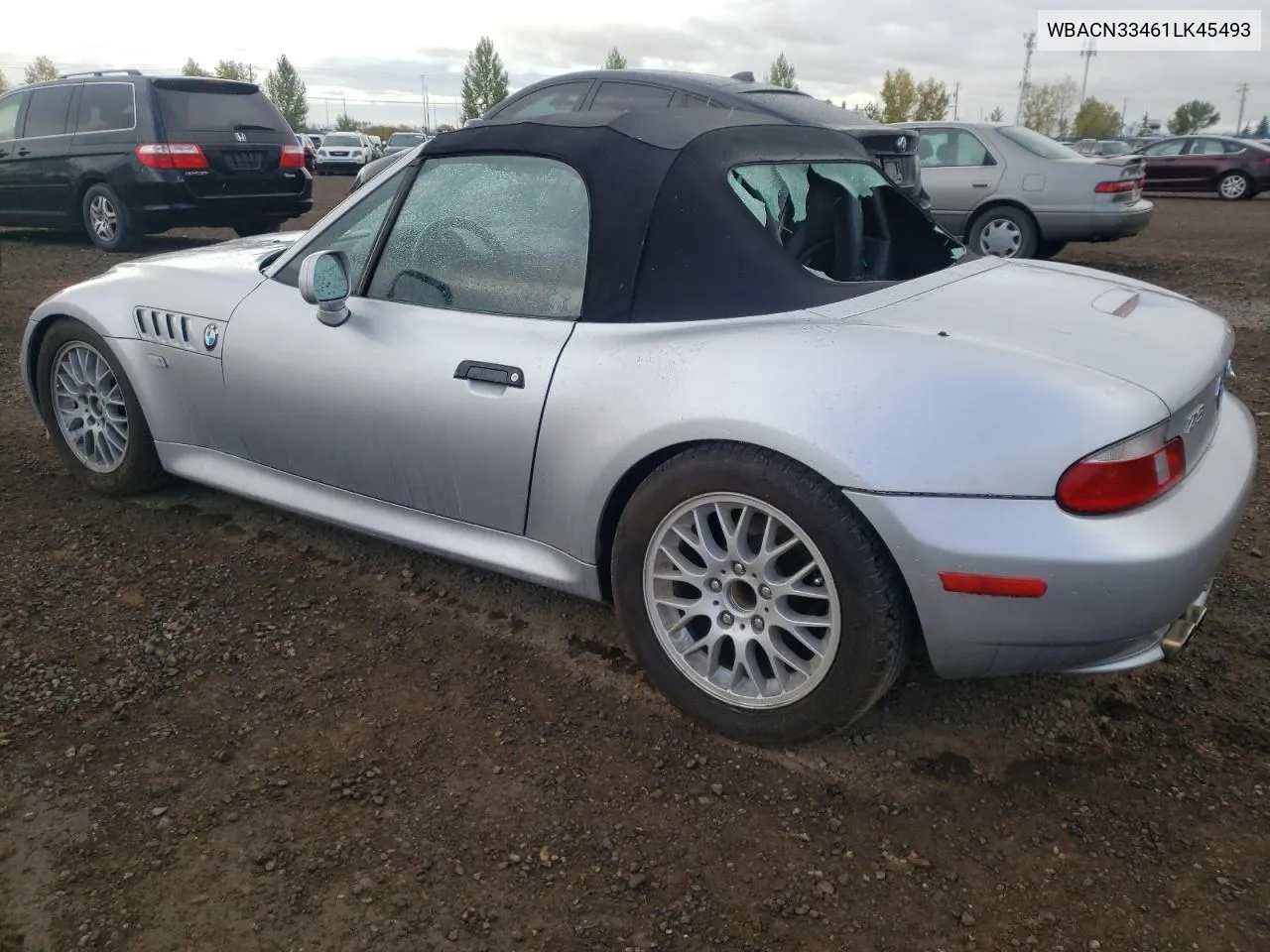 2001 BMW Z3 2.5 VIN: WBACN33461LK45493 Lot: 73399024