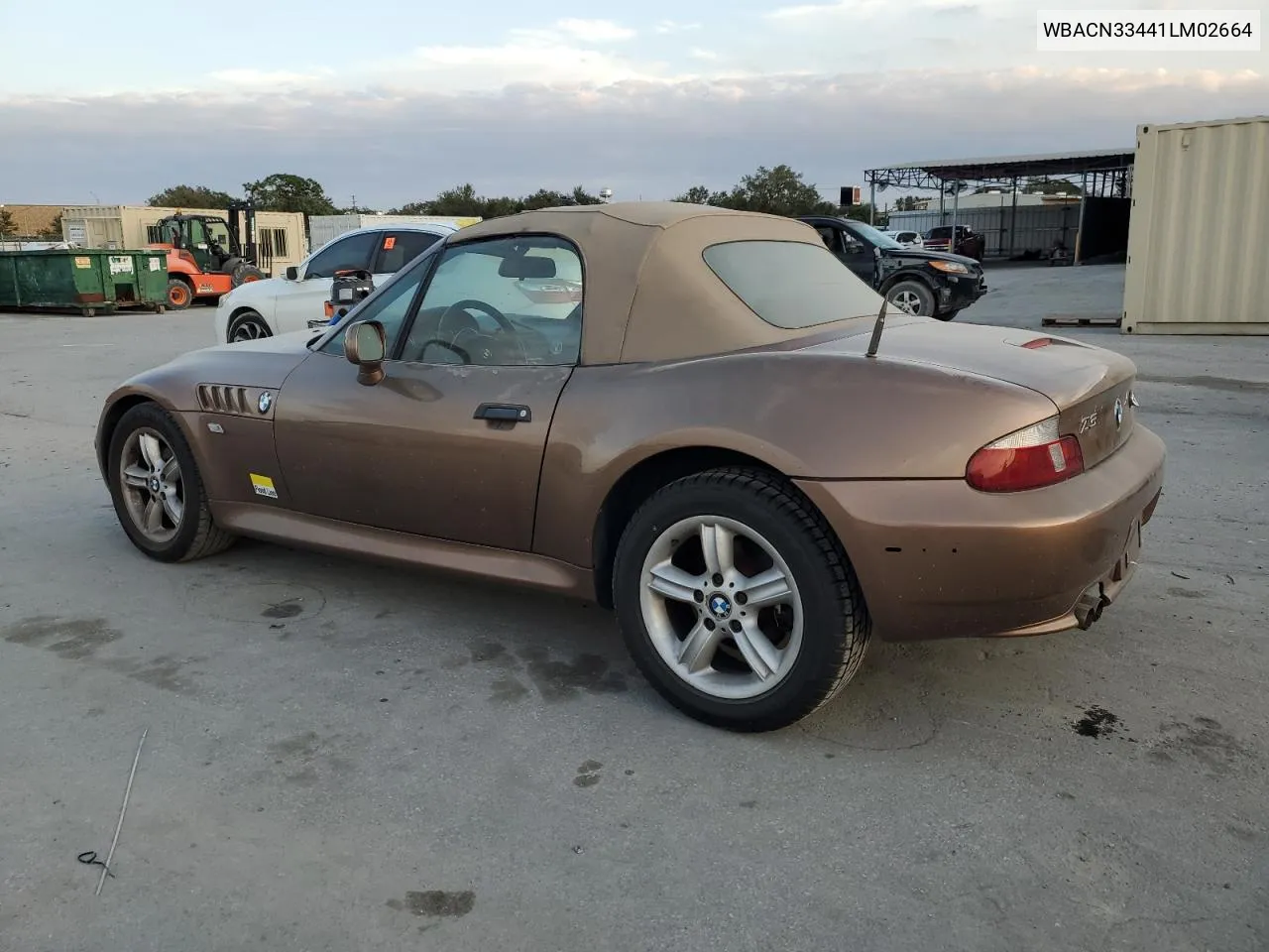 WBACN33441LM02664 2001 BMW Z3 2.5