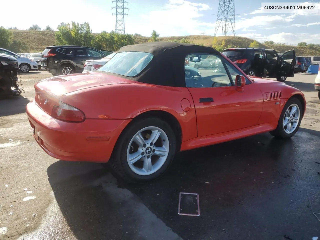 4USCN33402LM06922 2002 BMW Z3 2.5