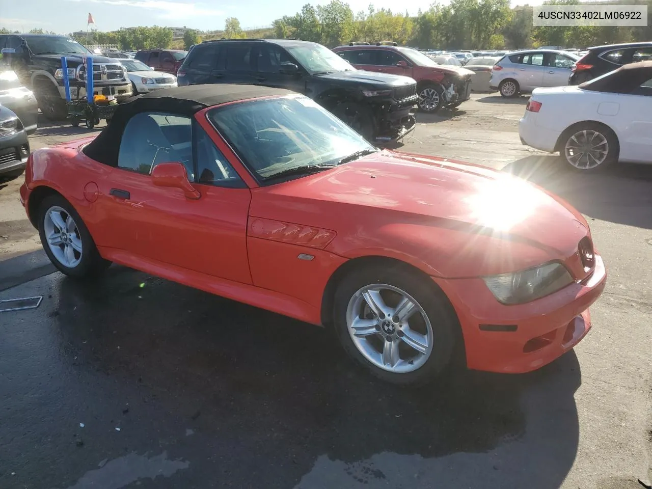 4USCN33402LM06922 2002 BMW Z3 2.5