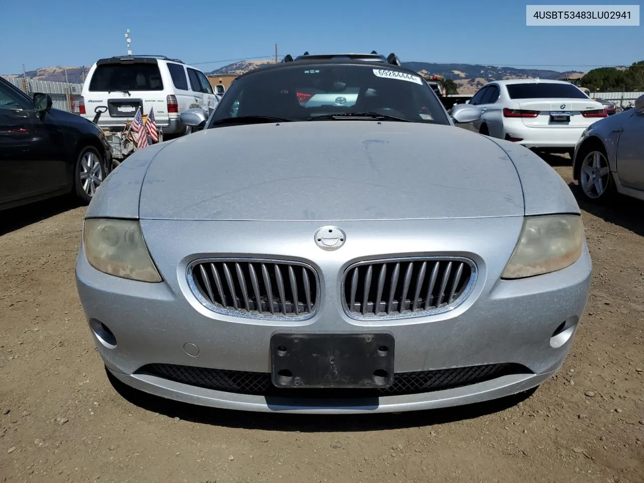 2003 BMW Z4 3.0 VIN: 4USBT53483LU02941 Lot: 69284444