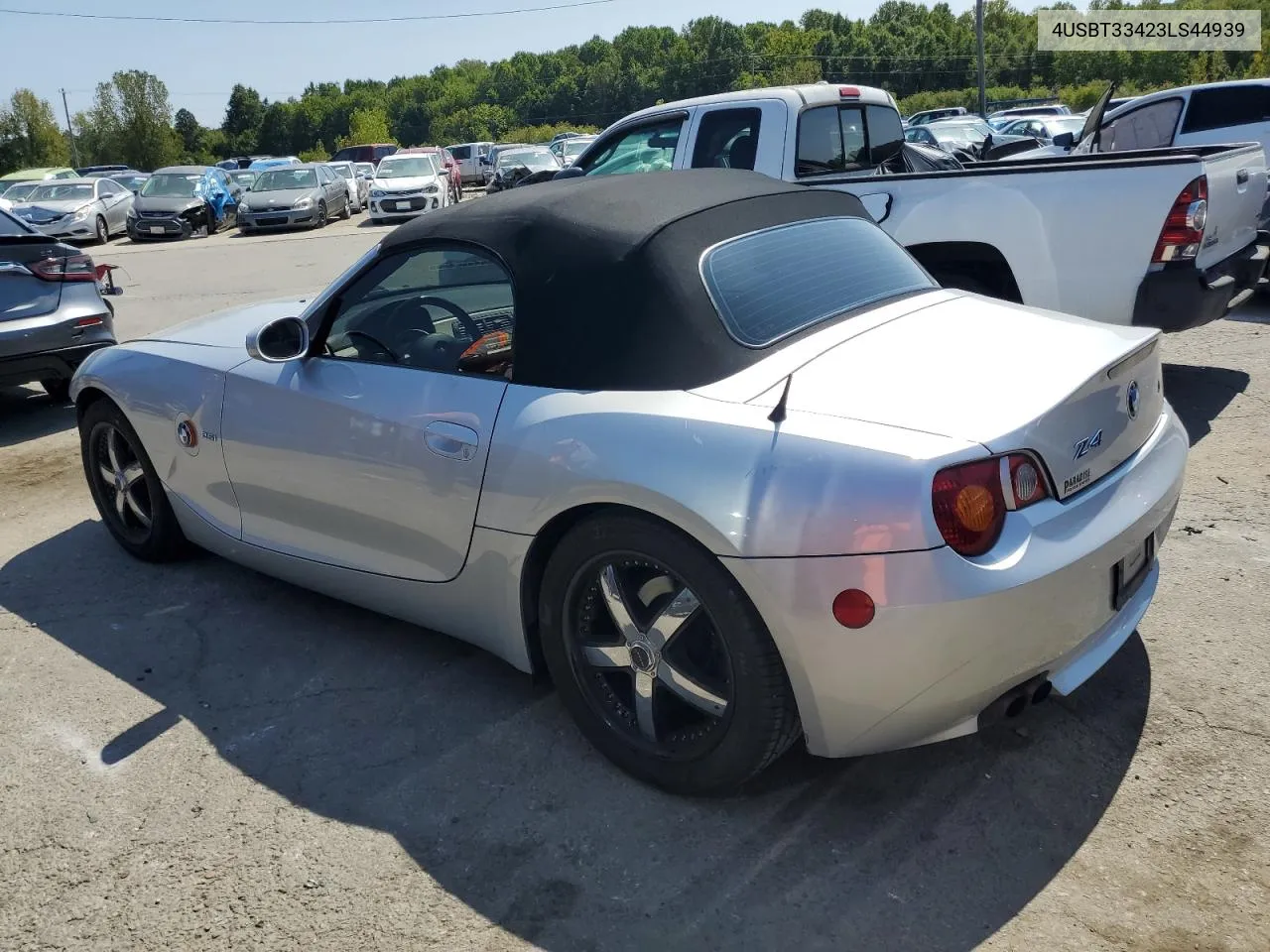 2003 BMW Z4 2.5 VIN: 4USBT33423LS44939 Lot: 70398644