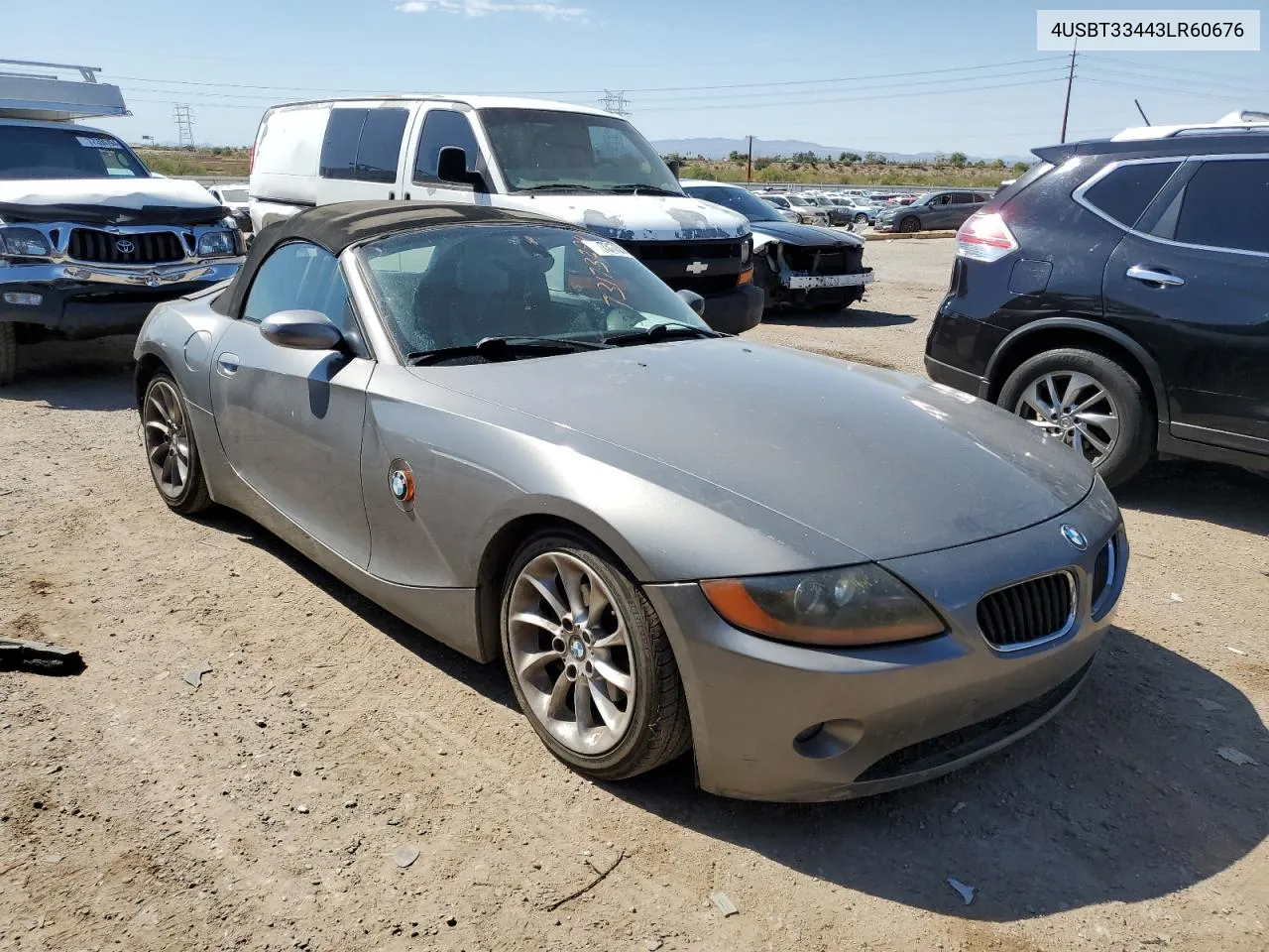 2003 BMW Z4 2.5 VIN: 4USBT33443LR60676 Lot: 73173284