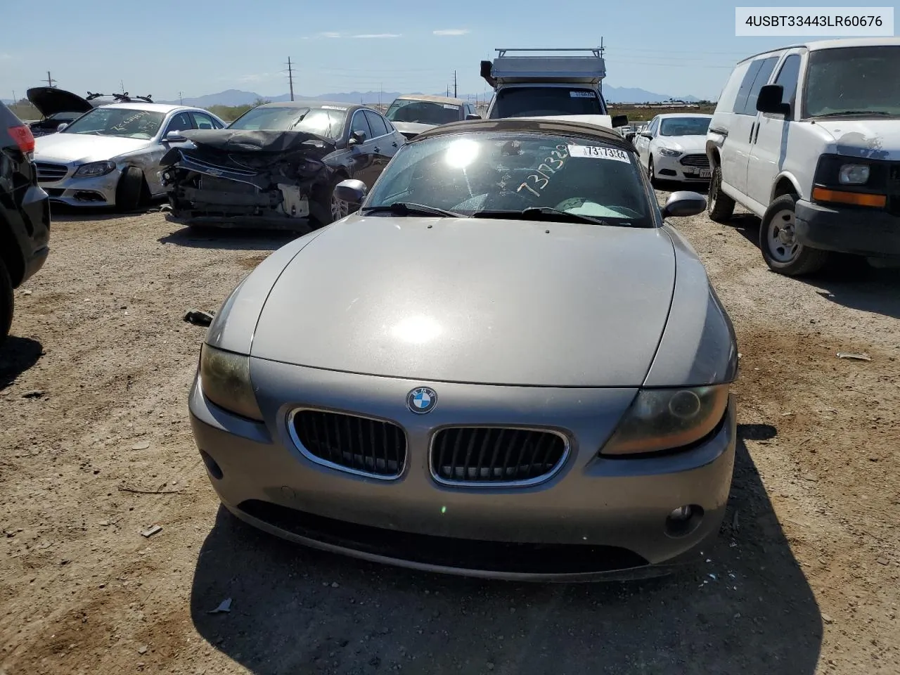 2003 BMW Z4 2.5 VIN: 4USBT33443LR60676 Lot: 73173284