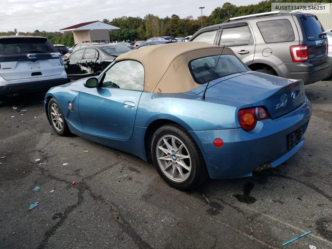 2003 BMW Z4 2.5 VIN: 4USBT33473LS46251 Lot: 73653164