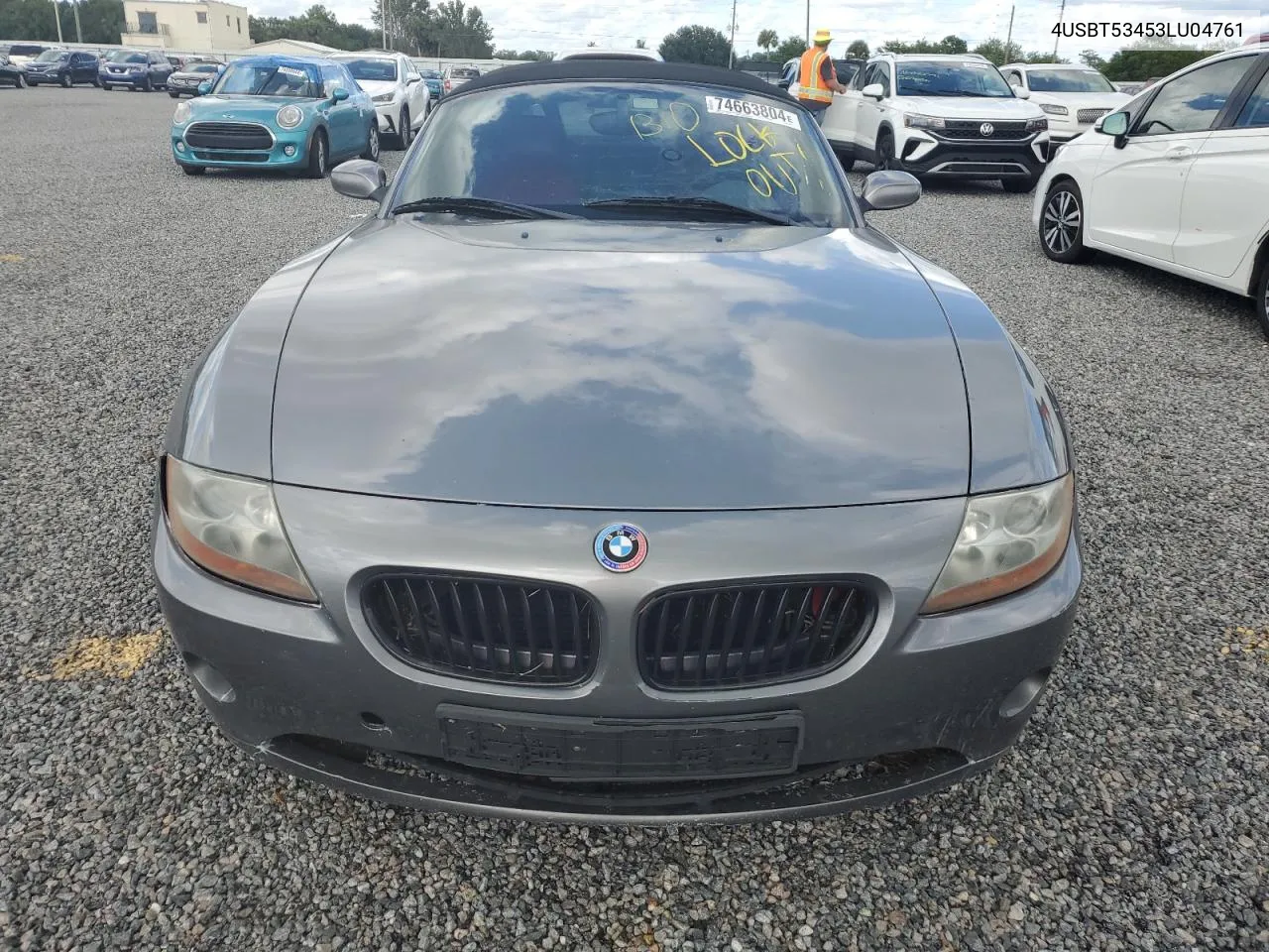 2003 BMW Z4 3.0 VIN: 4USBT53453LU04761 Lot: 74663804