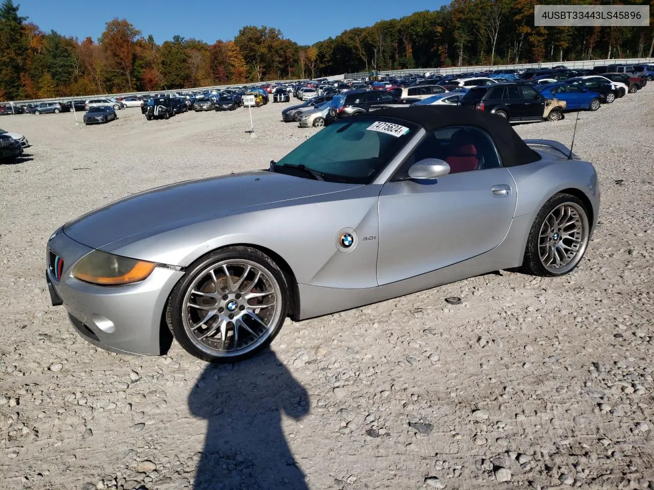 2003 BMW Z4 2.5 VIN: 4USBT33443LS45896 Lot: 74715624