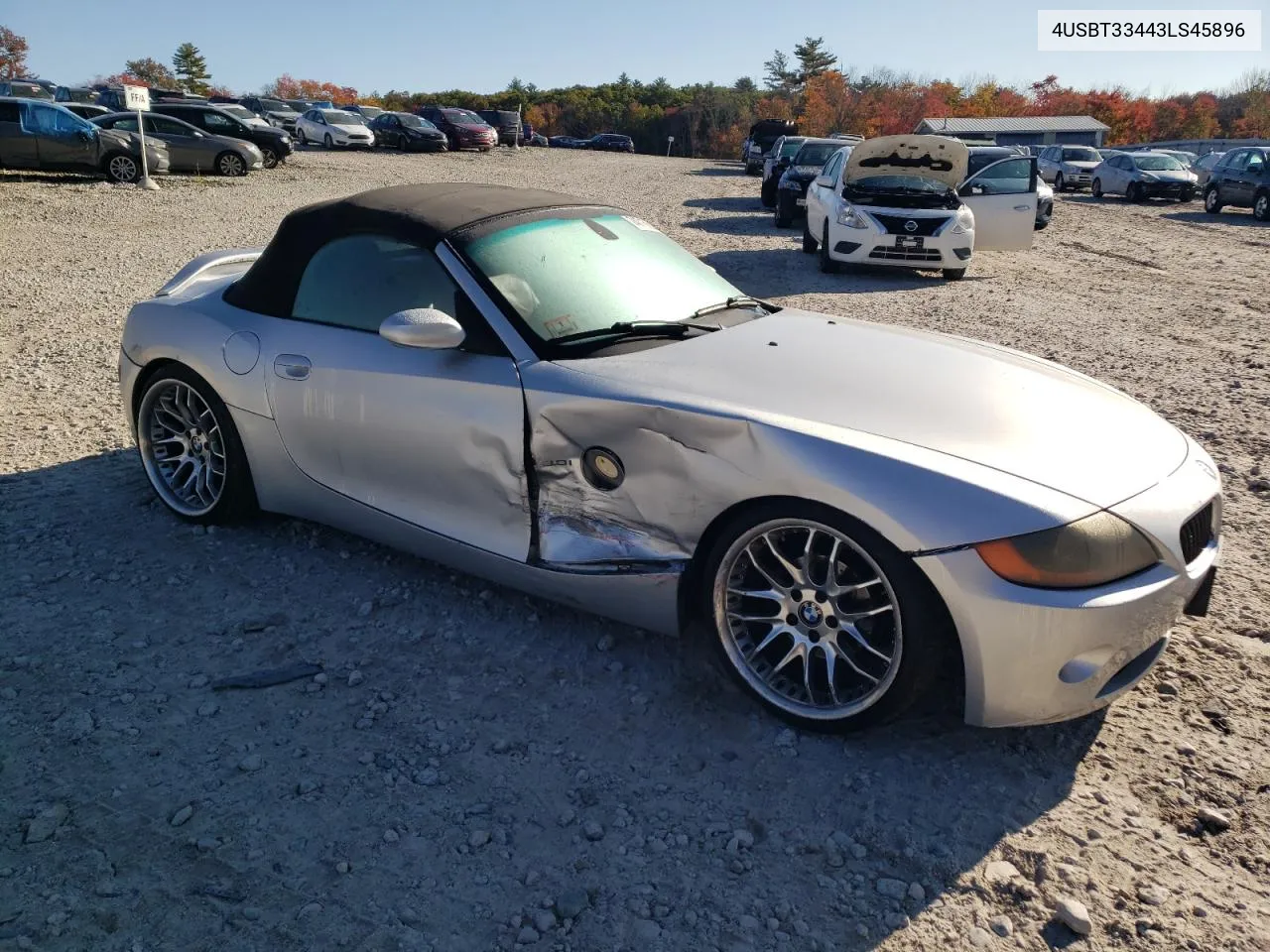 2003 BMW Z4 2.5 VIN: 4USBT33443LS45896 Lot: 74715624