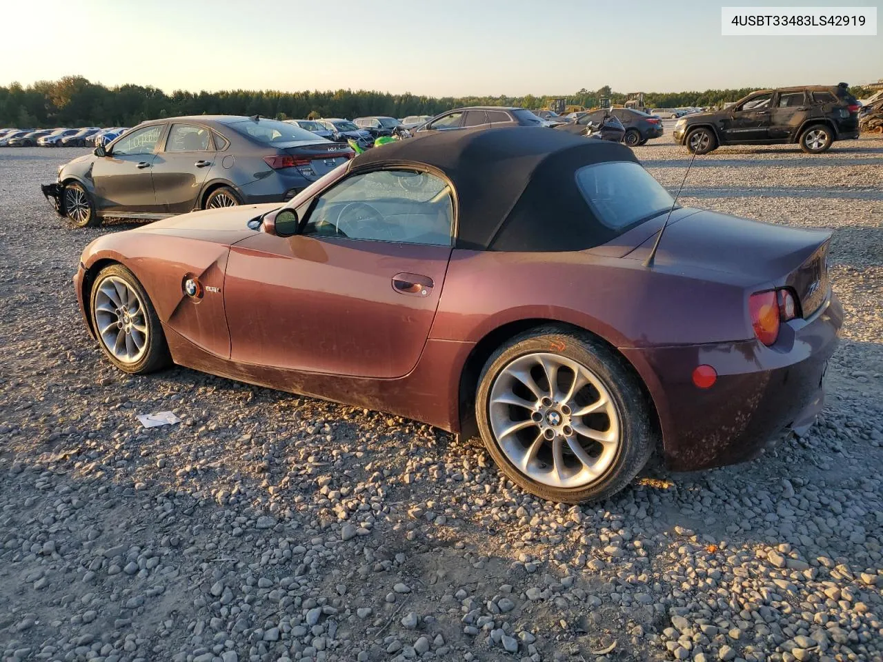 2003 BMW Z4 2.5 VIN: 4USBT33483LS42919 Lot: 75193634