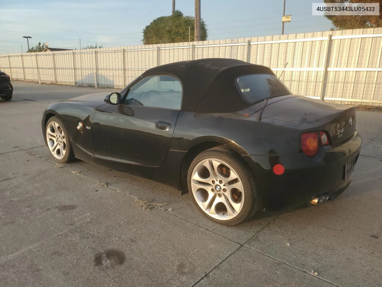 2003 BMW Z4 3.0 VIN: 4USBT53443LU05433 Lot: 78109754