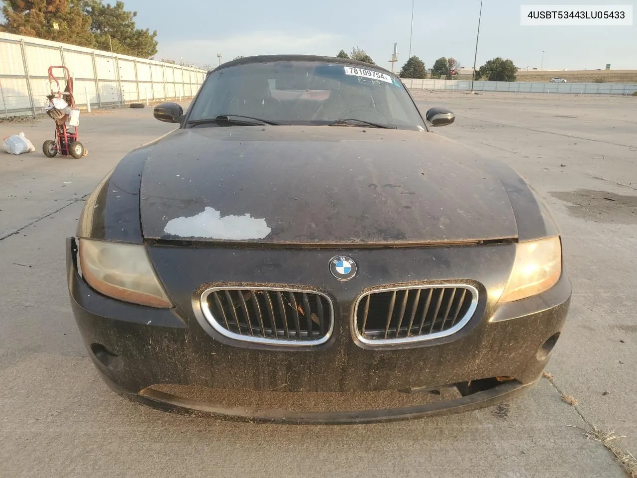 2003 BMW Z4 3.0 VIN: 4USBT53443LU05433 Lot: 78109754