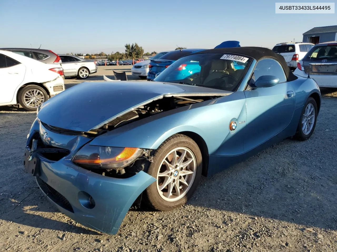 2003 BMW Z4 2.5 VIN: 4USBT33433LS44495 Lot: 79774084