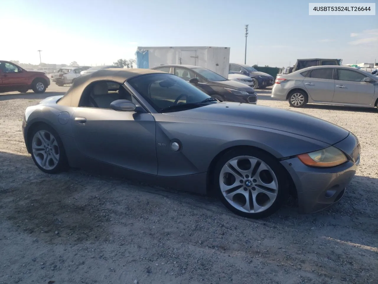 4USBT53524LT26644 2004 BMW Z4 3.0