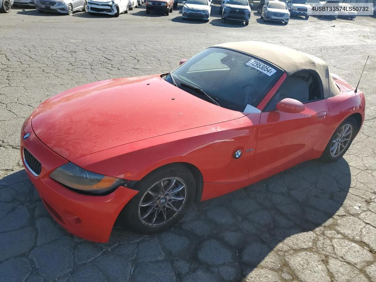 4USBT33574LS50732 2004 BMW Z4 2.5