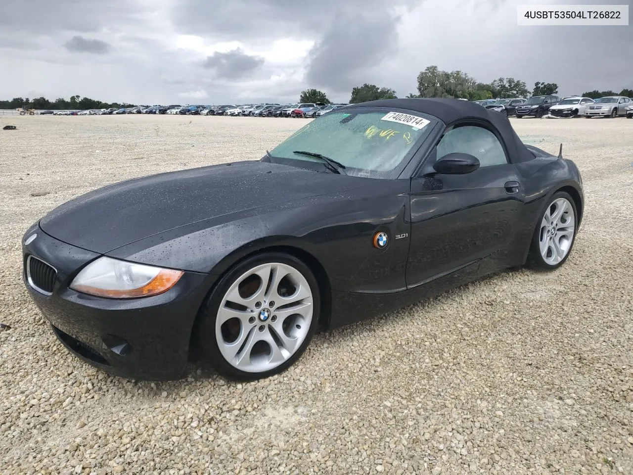 2004 BMW Z4 3.0 VIN: 4USBT53504LT26822 Lot: 74020814