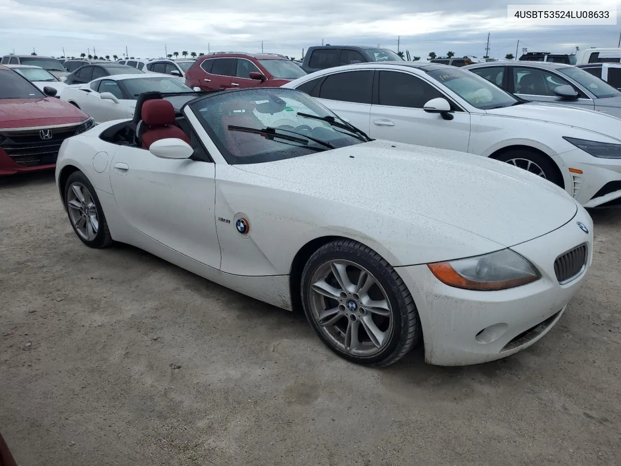 2004 BMW Z4 3.0 VIN: 4USBT53524LU08633 Lot: 74664894