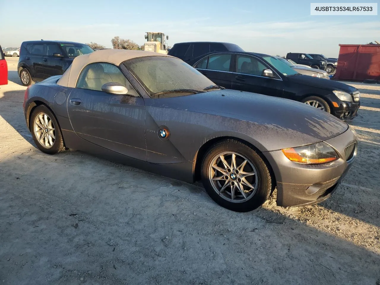 2004 BMW Z4 2.5 VIN: 4USBT33534LR67533 Lot: 77894954