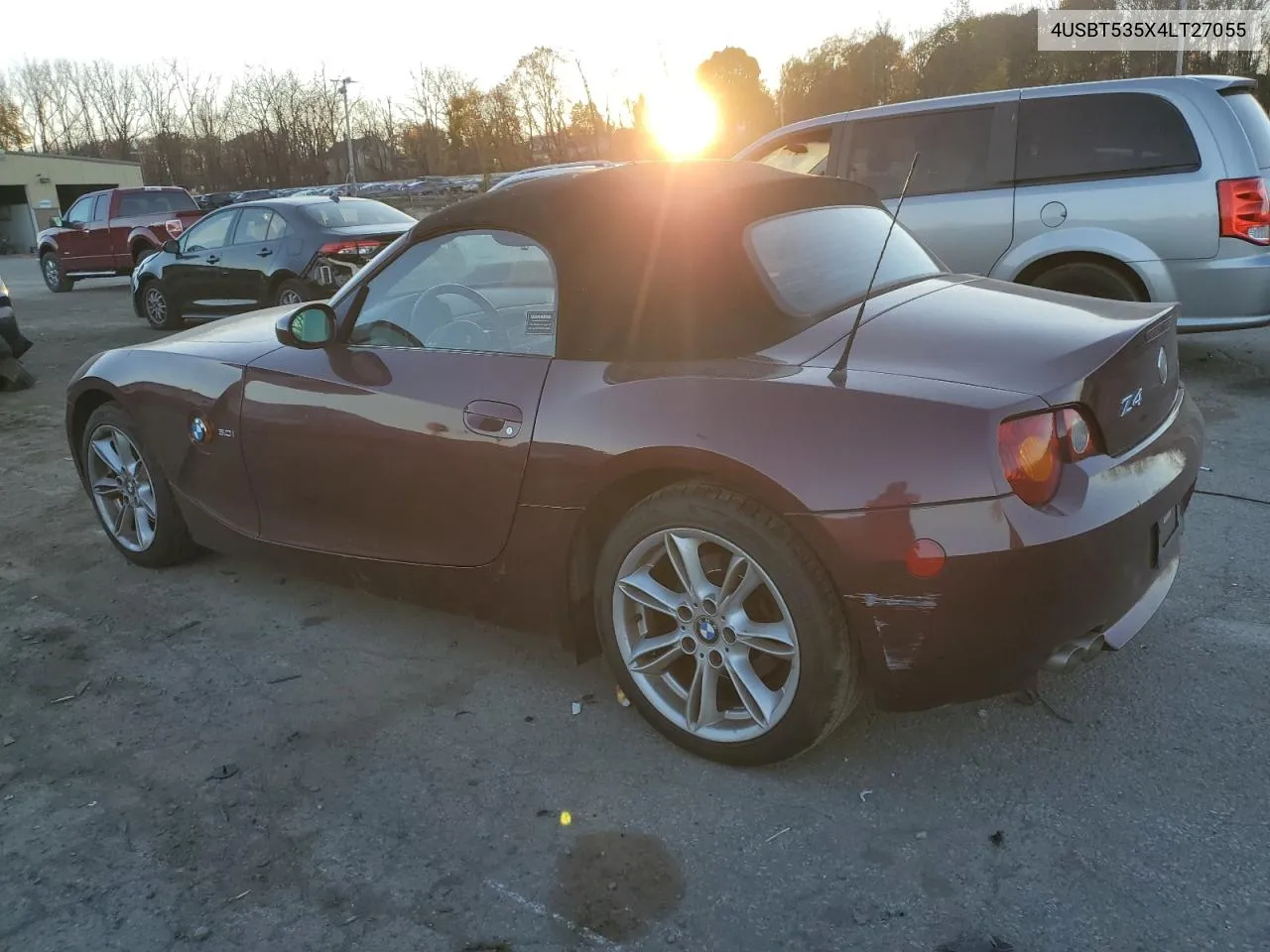 2004 BMW Z4 3.0 VIN: 4USBT535X4LT27055 Lot: 80082994