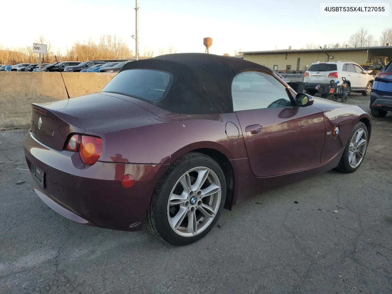 2004 BMW Z4 3.0 VIN: 4USBT535X4LT27055 Lot: 80082994