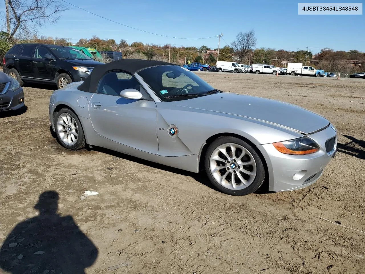 2004 BMW Z4 2.5 VIN: 4USBT33454LS48548 Lot: 80590334