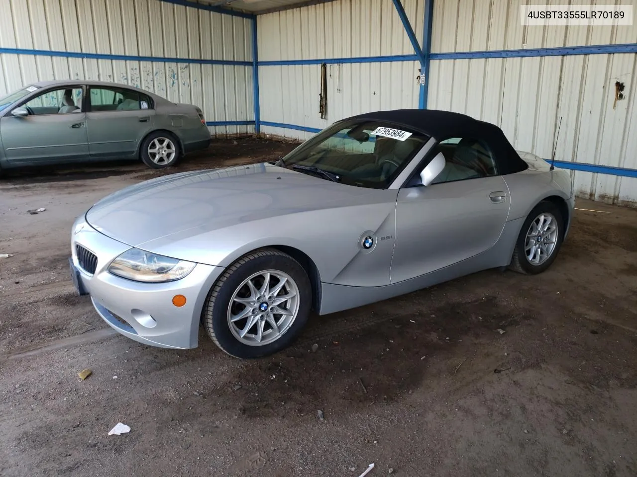 2005 BMW Z4 2.5 VIN: 4USBT33555LR70189 Lot: 67953984