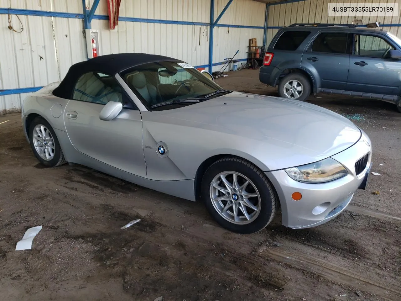 2005 BMW Z4 2.5 VIN: 4USBT33555LR70189 Lot: 67953984