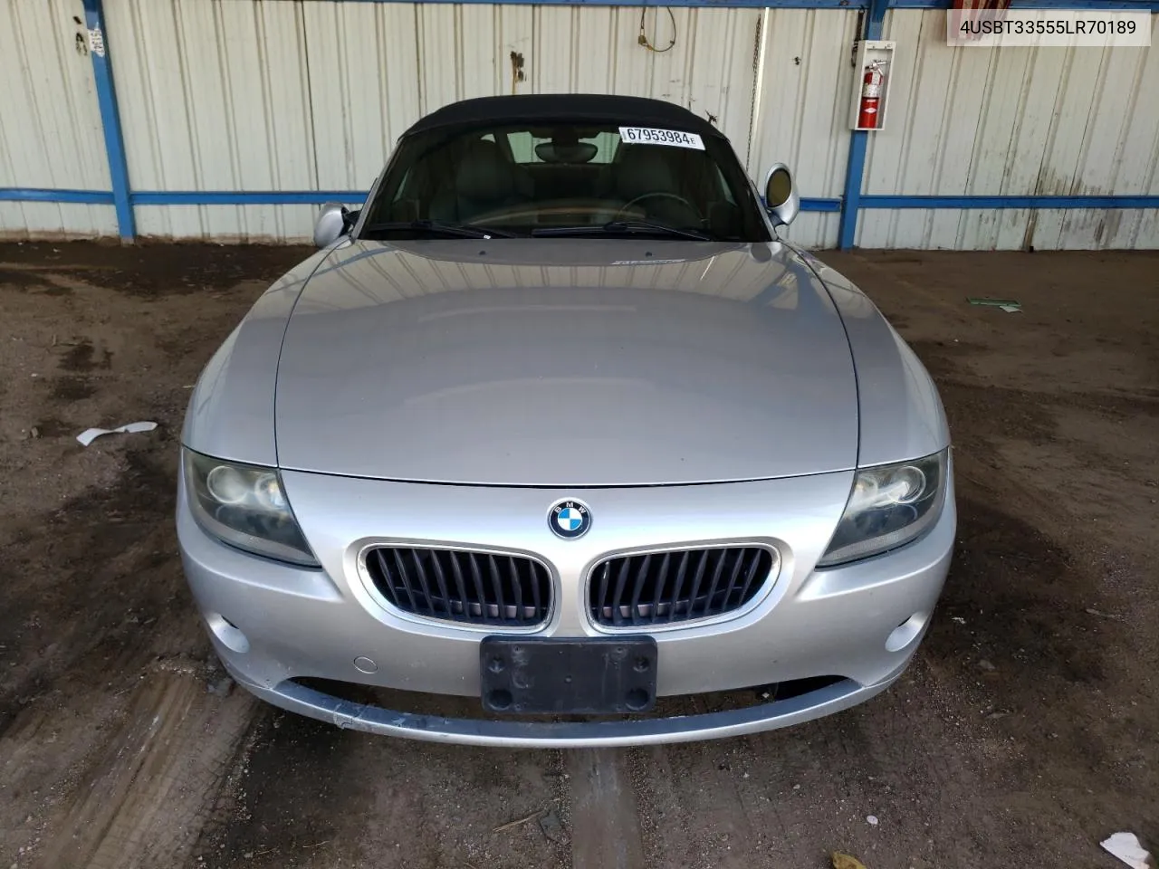 2005 BMW Z4 2.5 VIN: 4USBT33555LR70189 Lot: 67953984